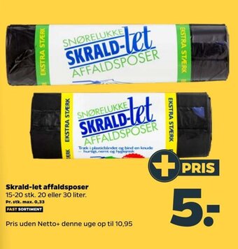 Netto Skrald-let affaldsposer tilbud