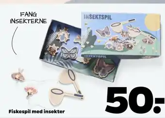 Netto Fiskespil med insekter tilbud