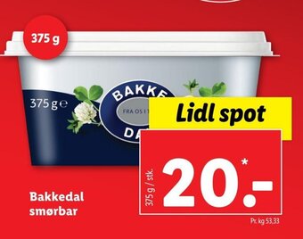 Lidl Bakkedal smørbar tilbud