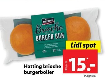 Lidl Hatting brioche burgerboller tilbud