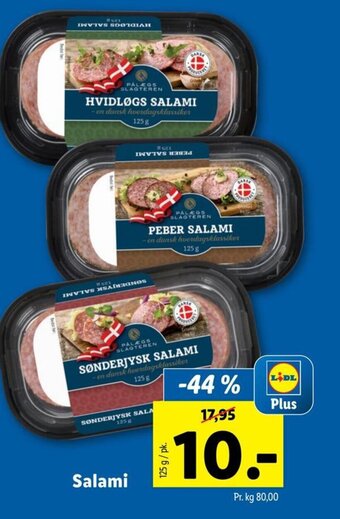 Lidl Salami tilbud