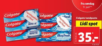 Lidl Colgate tandpasta tilbud