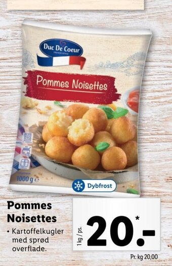 Lidl Pommes Noisettes tilbud