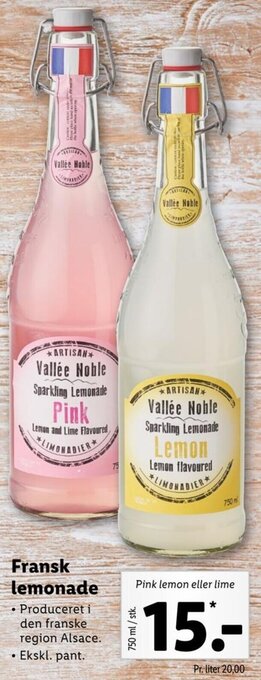 Lidl Fransk lemonade tilbud