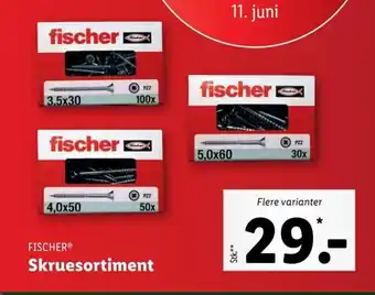 FISCHER Skruesortiment