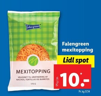 Lidl Falengreen mexitopping tilbud