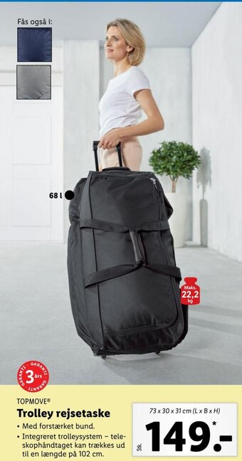 TOPMOVEⓇ Trolley rejsetaske