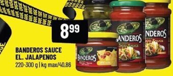 Løvbjerg BANDEROS SAUCE EL. JALAPENOS tilbud