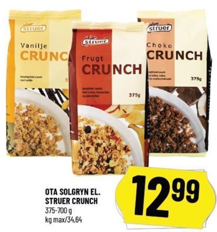 Løvbjerg OTA SOLGRYN EL. STRUER CRUNCH tilbud