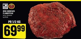 IRSK KØDKVÆG FLANKSTEAK