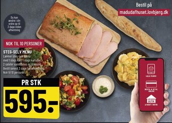 Løvbjerg STEG-SELV MENU tilbud