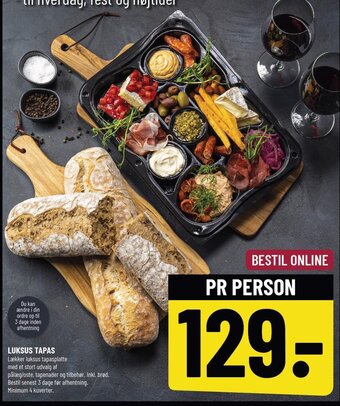 Løvbjerg LUKSUS TAPAS tilbud