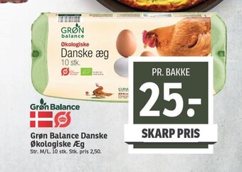 Grøn Balance Danske Økologiske Æg