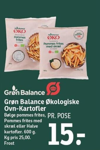 Grøn Balance Økologiske Ovn-Kartofler