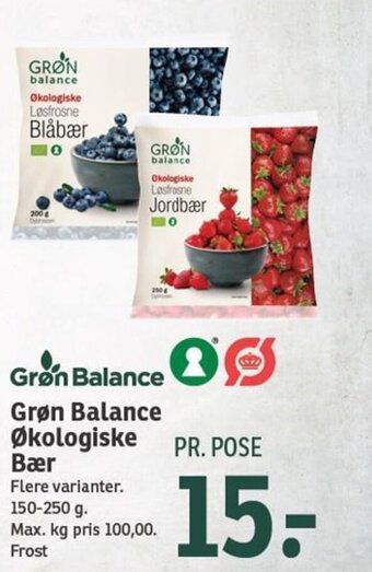 Grøn Balance Økologiske Bær