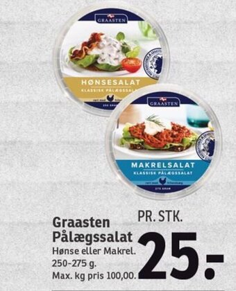 SPAR Graasten Pålægssalat tilbud