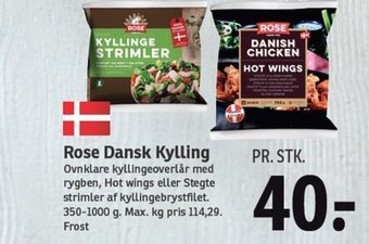 SPAR Rose Dansk Kylling tilbud