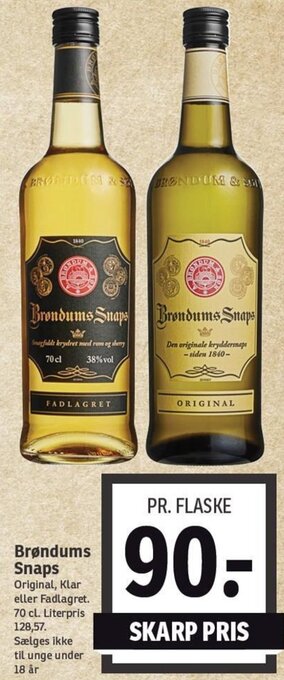 SPAR Brøndums Snaps tilbud