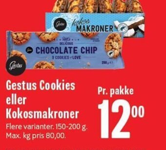 Gestus Cookies eller Kokosmakroner
