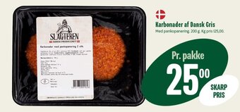 Karbonader af Dansk Gris
