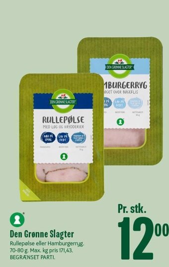 Min Købmand Den Grønne Slagter tilbud