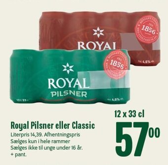 Royal Pilsner eller Classic