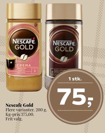 Dagli'Brugsen Nescafe gold tilbud