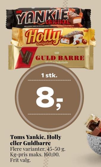 Dagli'Brugsen Toms yankie, holly eller guldbarre tilbud
