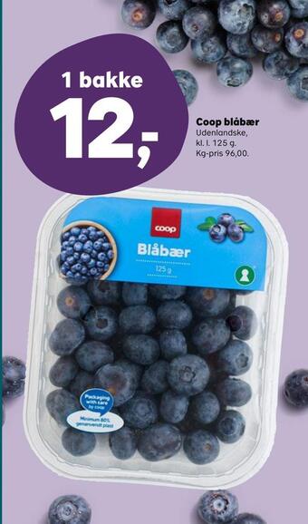 Kvickly Coop blåbær tilbud
