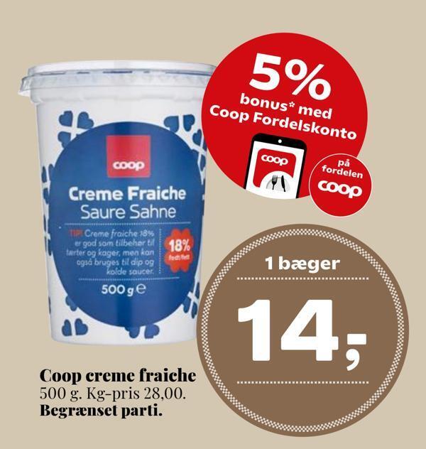 Dagli'Brugsen Coop creme fraiche tilbud