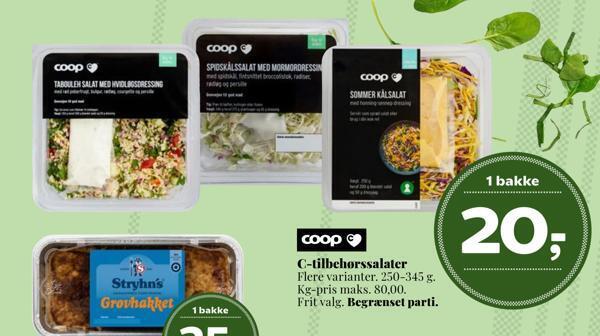 Dagli'Brugsen C-tilbehørssalater tilbud