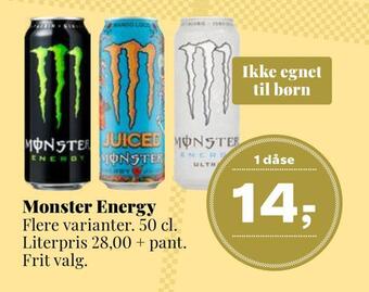 Dagli'Brugsen Monster energy tilbud