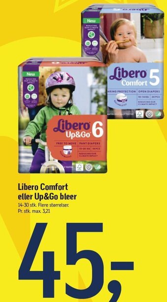 Føtex Libero Comfort eller Up&Go bleer tilbud