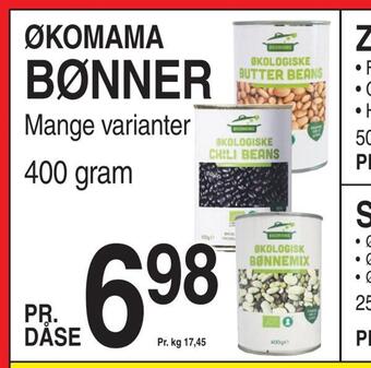ABC Lavpris Bønner tilbud