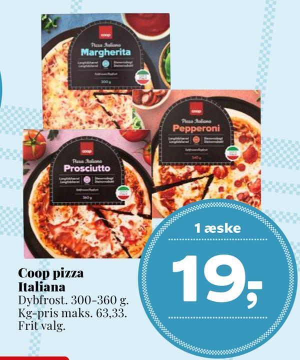 Dagli'Brugsen Coop pizza italiana tilbud