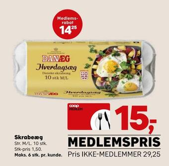 Kvickly Skrabeæg tilbud