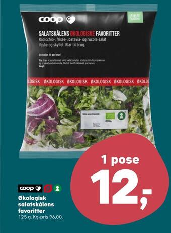 SuperBrugsen Økologisk salatskålens favoritter tilbud