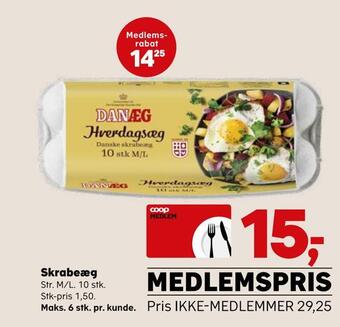 SuperBrugsen Skrabeæg tilbud