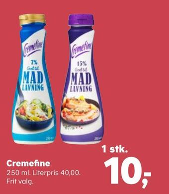 Kvickly Cremefine tilbud
