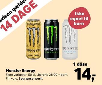 SuperBrugsen Monster energy tilbud