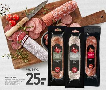 MENY Gøl salami tilbud