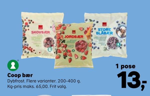 Kvickly Coop bær tilbud