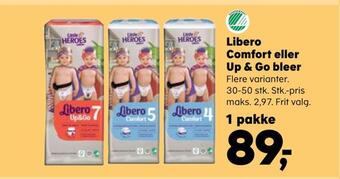 SuperBrugsen Libero comfort eller up & go bleer tilbud
