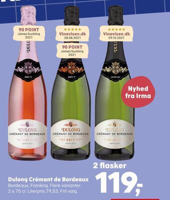 SuperBrugsen Dulong crémant de bordeaux tilbud