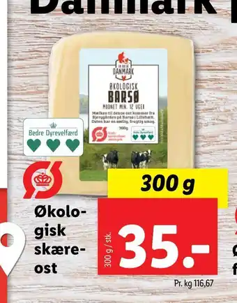 Økologisk skæreost