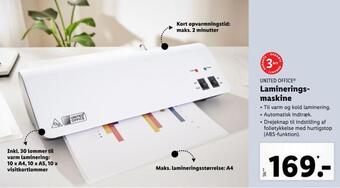 Lidl Lamineringsmaskine tilbud
