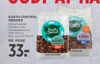 MENY Earth control nødder tilbud