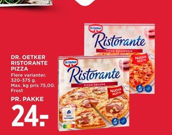 MENY Dr. oetker ristorante pizza tilbud