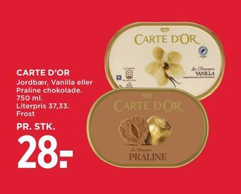 MENY Carte d'or tilbud
