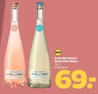 Cote des roses rosé eller blanc